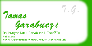 tamas garabuczi business card